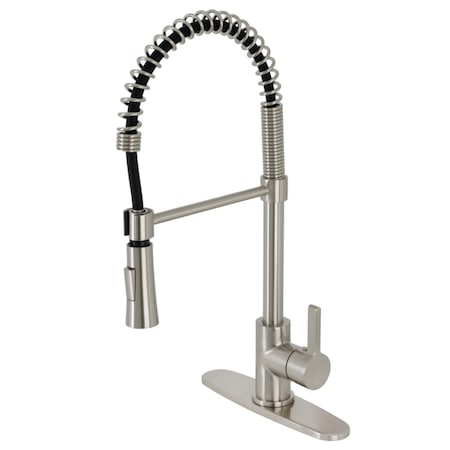 LS8678CTL Continental Single-Handle Pre-Rinse Kitchen Faucet, Nickel